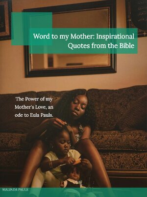 cover image of Word to my Mother